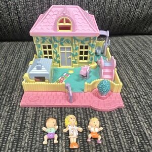 Bluebird Polly Pocket 1994 Nursery School Playset Complete w/ Figures Vintage